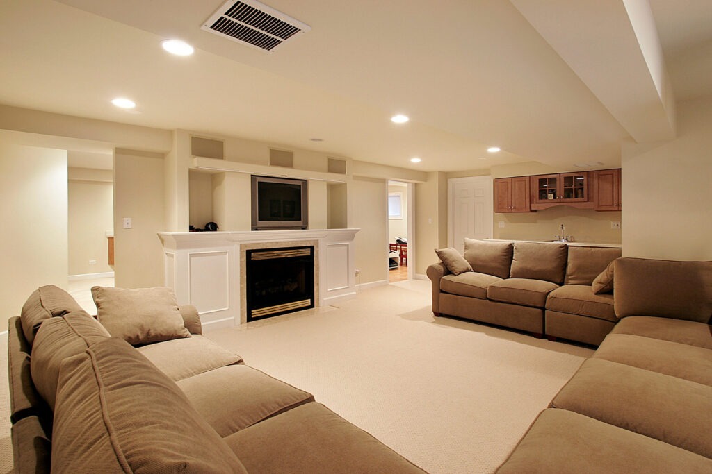 Luxury Basement Project by LHS Remodeling & Design